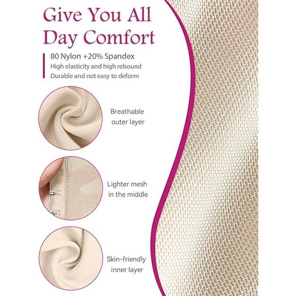 Short Torso Waist Trainer for Women Corset Waist Cincher Shapewear Tummy Control - Picture 4 of 6